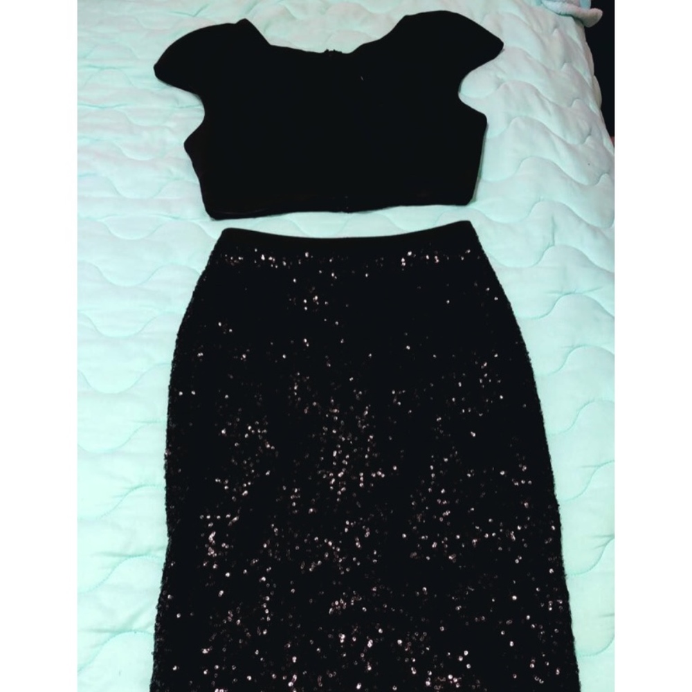 Black Two piece